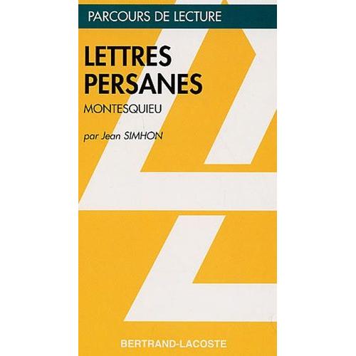 Lettres Persanes De Montesquieu