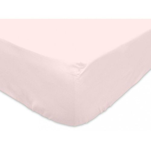 Drap Housse 140x190 Cm En Coton 57 Fils Soleil D'ocre Rose