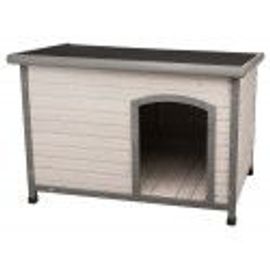 Natura Niche Compatible Avec Chiens Classic A Toit Plat L 116 X 82 X 79cm Gris
