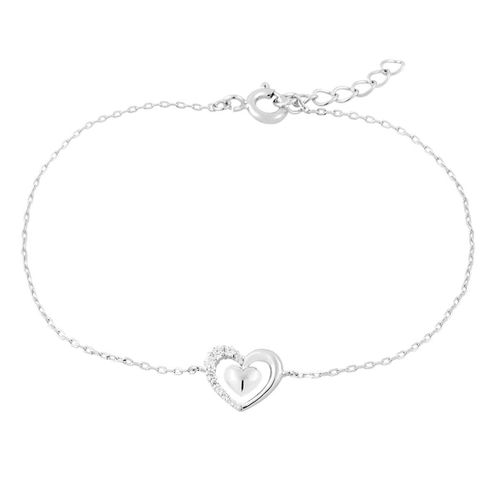 Bracelet En Argent 925/1000 Et Zircon