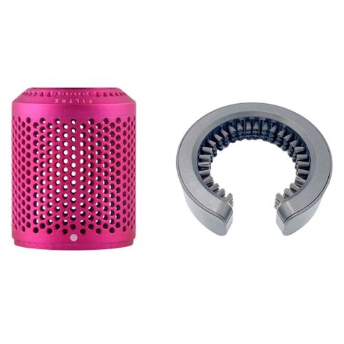 Couvercle de Filtre ExtéRieur pour SèChe-Cheveux HD01 HD03 HD08, Filtre Anti-PoussièRe, Filet de Filtre, Accessoires de Nettoyage de PièCes E