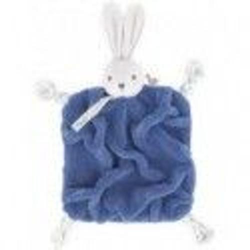 Doudou Lapinou Plume Bleu Océan 20 Cm - Kaloo