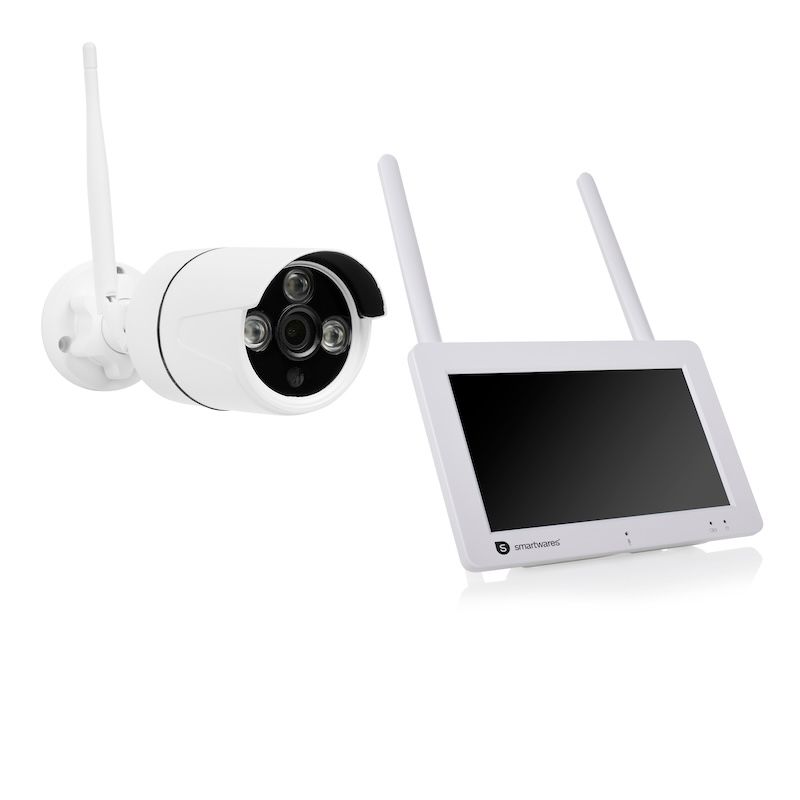 Kit de caméra de vidéosurveillance sans fil Résolution vidéo 2K - Écran tactile 7''