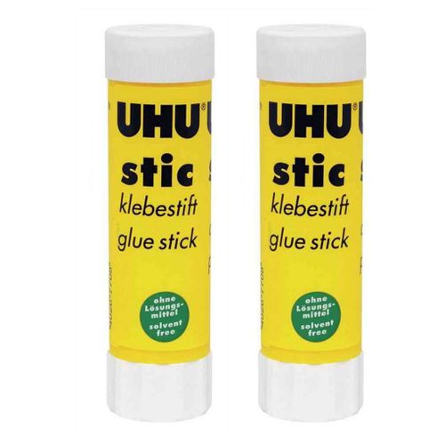 Uhu Lot De 2 Bâtons De Colle Sans Solvants 21 G