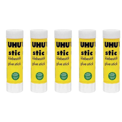 Uhu Lot De 5 Bâtons De Colle Sans Solvants 21 G