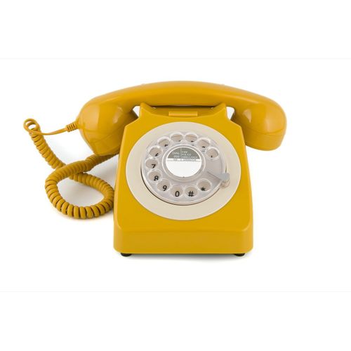 Téléphone analogique GPO 746 ROTARY GPO RETRO MUSTARD