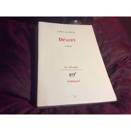 Nrf Gallimard «  Désert «