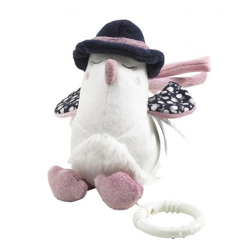 Doudou Musical Miss Oiseau Fleurs De Lune Sauthon Peluche Musicale Aubert