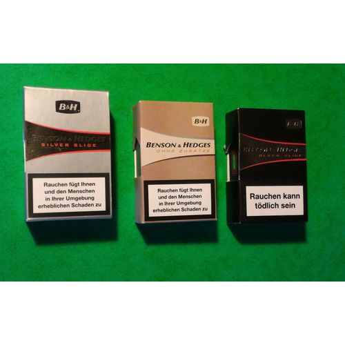 Boîtes Allumettes - Benson & Hedges - Lot 3 Boîtes - Occasion