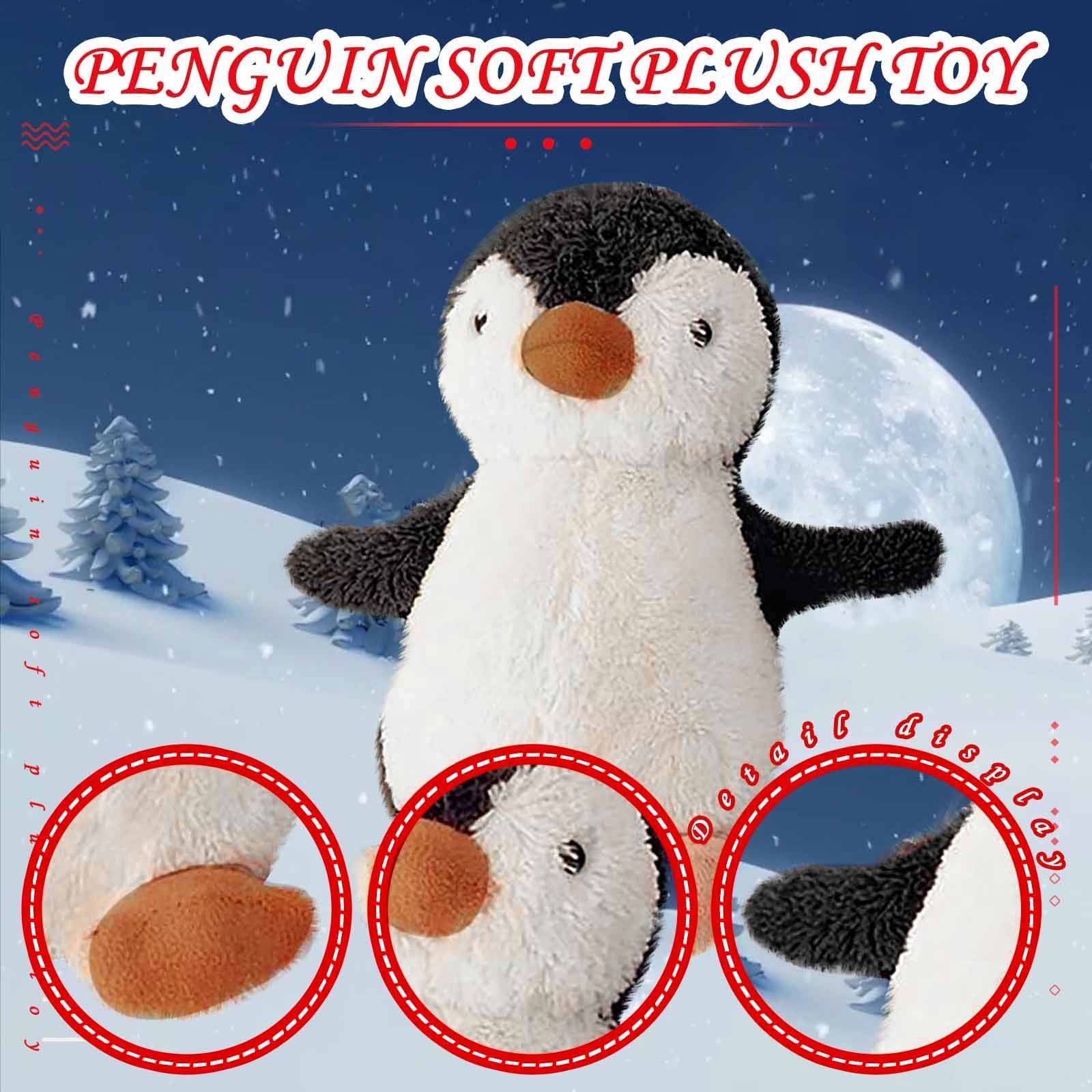 Pingouin Poupee Mignon Pingouin Bebe Jouets En Peluche Pour Enfants Apaiser Ragdoll 25cm Wkjb Hoeroie Rakuten