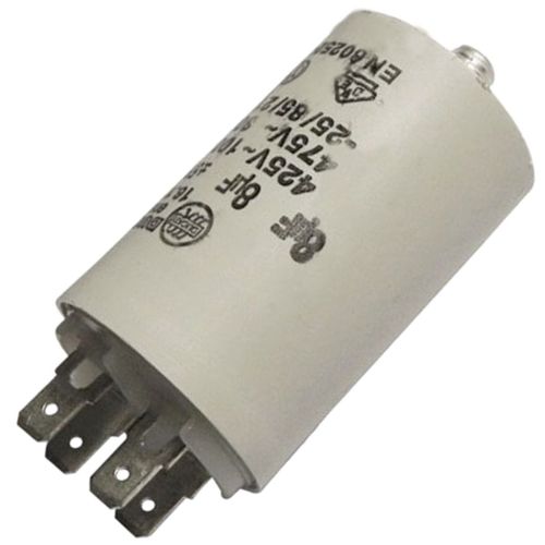 Condensateur 8MF 450V (60920-24403) Sèche-linge (AS0030666 6531420 BRANDT FAGOR VEDETTE THOMSON MIELE)