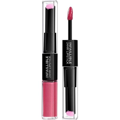 Infaillible 24h Rouge À Lèvres Duo - 214 Raspberry For Life - L'oréal Violet