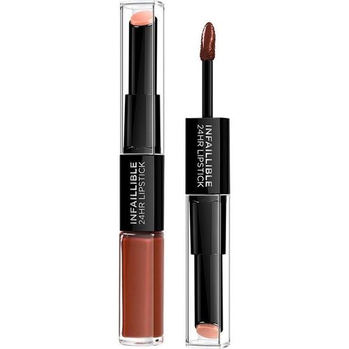 Infaillible 24h Rouge À Lèvres Duo - 117 Perpetual Brown - L'oréal Marron