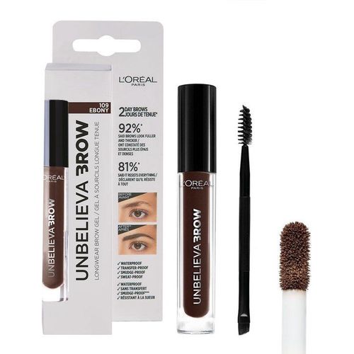 Unbelievabrow Gel À Sourcils Longue Tenue - 109 Ebony - L'oréal 