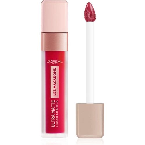 Infaillible Rouge À Lèvres Les Macarons - 828 Framboise Frenzy 8 Ml - L'oréal Rose