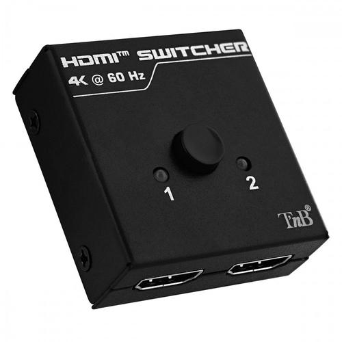 T'nB - Commutateur vidéo/audio - bidirectionnel - 3 x HDMI - de bureau