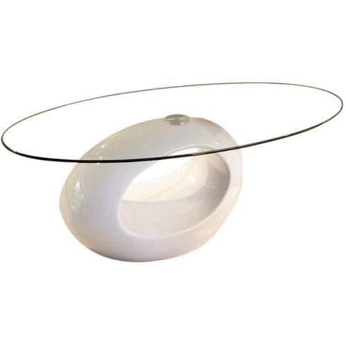 Table Basse Jeny - 115 X 65 X 40 Cm - Blanc