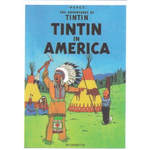 Autocollant - Tintin En Amérique