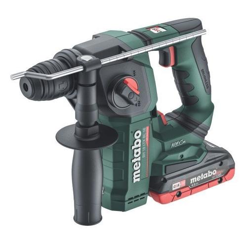 Metabo BH 18 LTX BL 16 - Set marteau perforateur Li-Ion 18V SDS-plus (2x batterie 4.0Ah) dans MetaBox - 1.3J