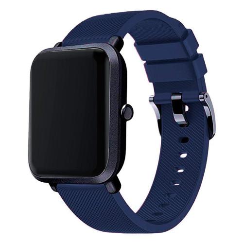 Bracelet Smoothsilicone - Garmin Vivomove Style - 42mm - Bleu Foncé