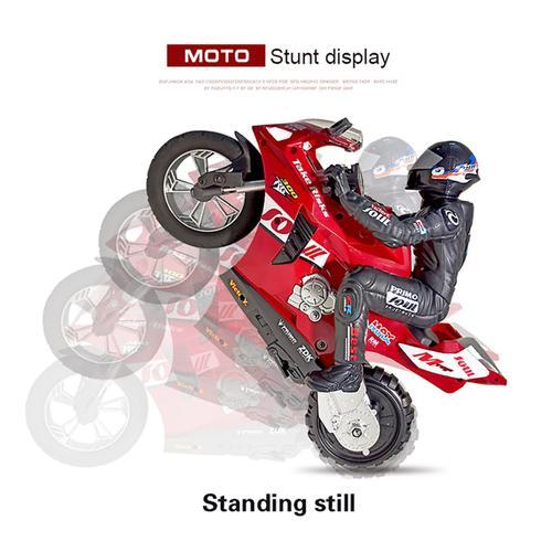 1/6 auto-équilibrage RC moto voitures télécommande voiture dérive garçon  jouet moto YKU201012202RD ®Hoeroie