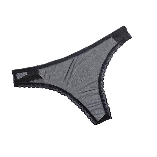 Culotte culotte slip ultra-mince sous-vêtements slips filet fil poche sexy