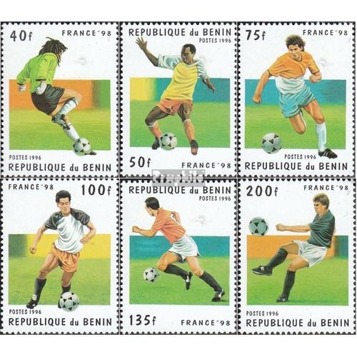 Bénin 771-776 (Complète Edition) Oblitéré 1996 Football-Wm ?98, France