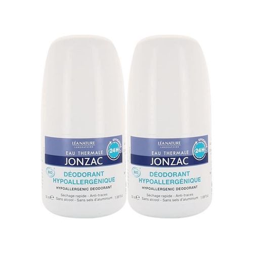 Jonzac Deodorant Hypoallergenique 24h Roll On Bio 2x50ml 