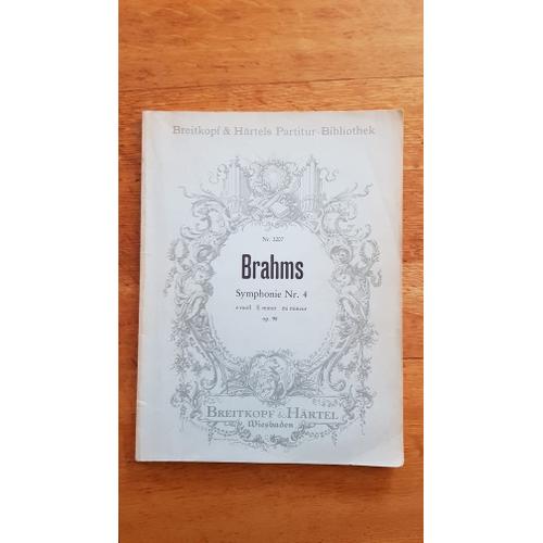 Brahms Symphonie =°4 E Moll E Minor Mi Mineur Op.98 =°3207