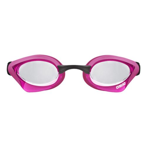 Lunettes De Natation Arena Cobra Core Noir Rose Avec Verres À Effet Miroir Transparents