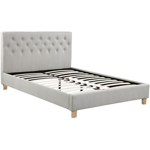 Lit Double "Emmy" - 140 X 190 Cm - Beige