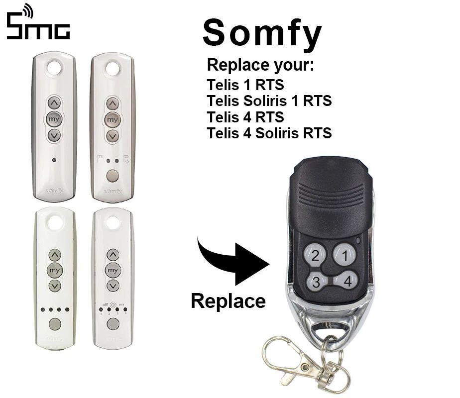 Télécommande de portail SOMFY KEYTIS-NS-4-RTS - Euromatik