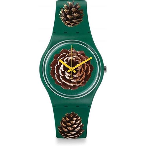 Swatch Pinezone Gg221 Montre Bracelet Pour Femmes Point Culminant De Design 4270