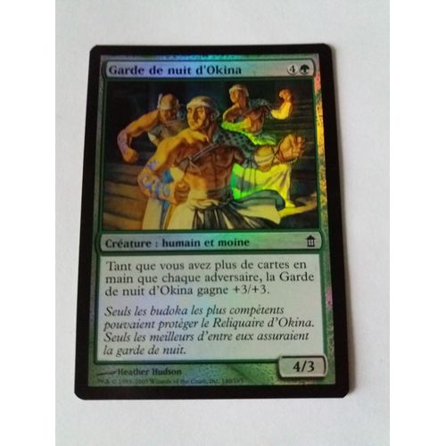 Foil - Garde De Nuit D'okina - Mtg - Libérateurs De Kamigawa - 140