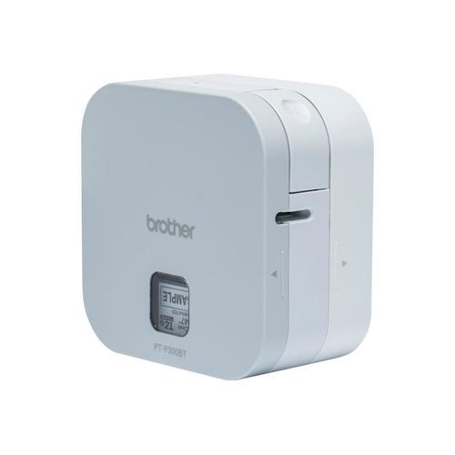 Brother P-Touch PT-P300BT - Imprimante d'étiquettes - transfert thermique - Rouleau (1,2 cm) - 180 dpi - jusqu'à 20 mm/sec - Bluetooth 2.1 EDR