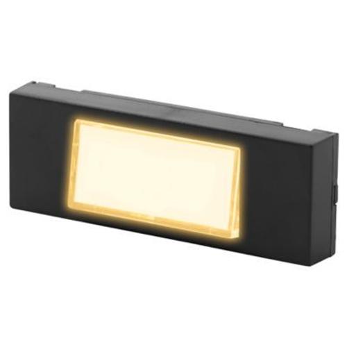 Bouton de sonnette filaire lumineux Blyss noir