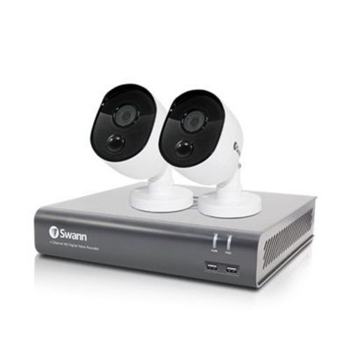 Kit vidéosurveillance intérieur et extérieur - 2 caméras Swann 1080P - 4 canaux - 1 To