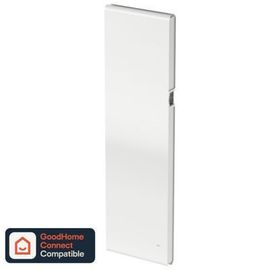 Radiateur connecté électrique à inertie fluide GoodHome Iriya blanc 1500W vertical