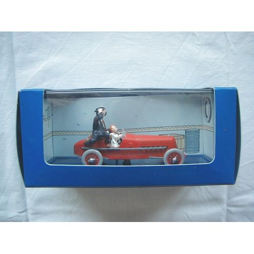 Tintin - Le Bolide Rouge Des "Cigares Du Pharaon" - Voiture En Metal 1/43eme
