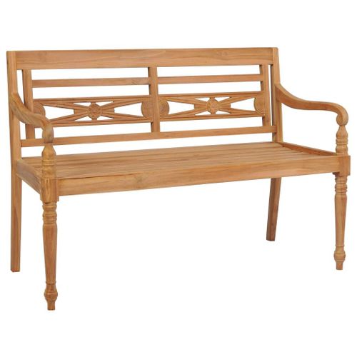 Vidaxl Banc Batavia 120 Cm Teck