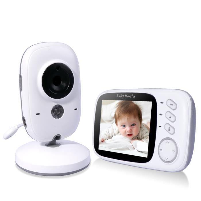 MoonMini BabyPhone 120° - Moniteur 3.2 LCD - Contrôle température