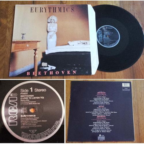 Maxi 45t Vinyle 12" Eurythmics " Beethoven " Germany 1987 3 Titres