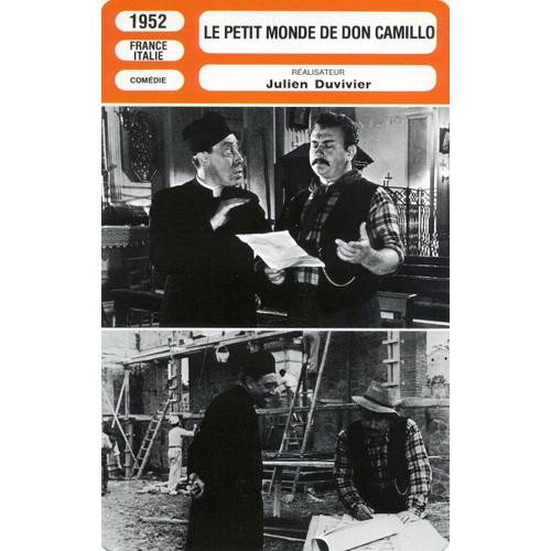 Fiche Monsieur Cinema Le Petit Monde De Don Camillo