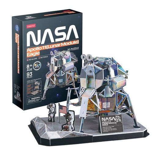 Puzzle 3d Module Lunaire Eagle, Puzzle 3d Enfant, Maquette A Construire Adulte, Cadeau Garcon 8 Ans, Maquettes Et Modélisme