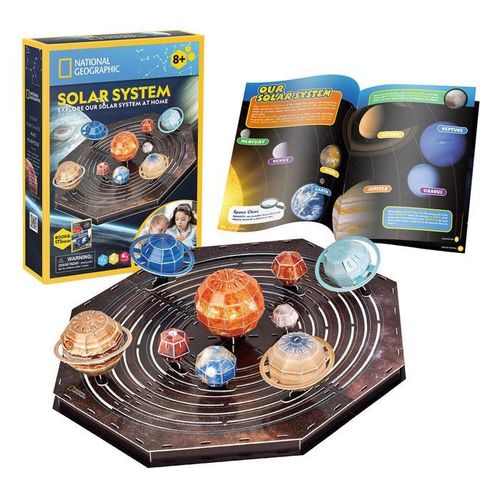 Puzzle 3d Systeme Solaire National Geographic Puzzle 3d Enfant +8 Ans Maquette À Monter Système Solaire 173 Pièces Puzzle 3d Adulte