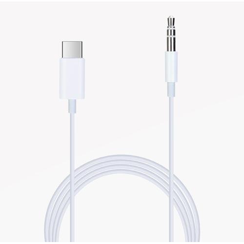 Câble USB C vers mini Jack 3.5mm Audio Auxiliaire 1 Mètre compatible LeTV S2 Pro. Relier votre mobile à votre casque, enceinte, autoradio