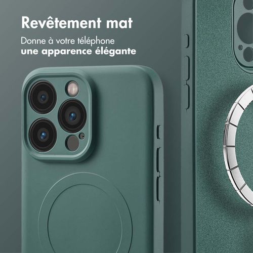 Imoshion Coque Couleur Avec Magsafe Iphone 15 Pro Max Vert Foncé