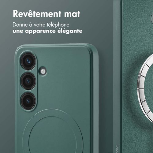 Imoshion Coque Couleur Avec Magsafe Samsung Galaxy S24 Vert Foncé