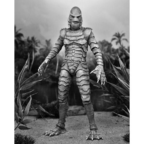 Universal Monsters - Figurine Ultimate Creature From The Black Lagoon (B&w) 18 Cm