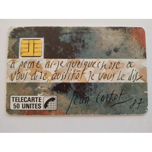 Télécarte 50 Cortot Jean Si3 12.87 270 000 Ex